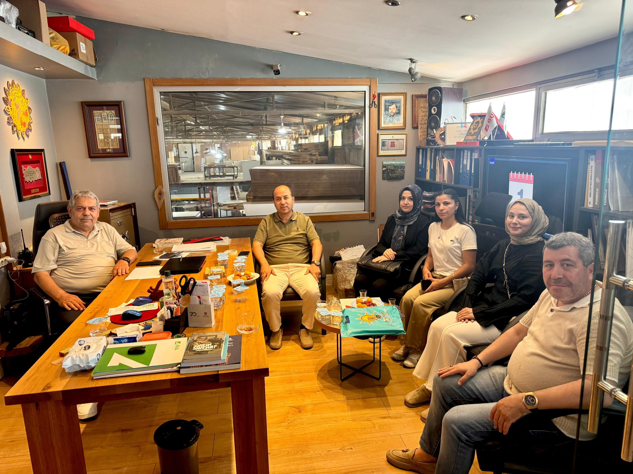 YEŞİLAY KAĞITHANE BAŞKANIYLA ZİYARET