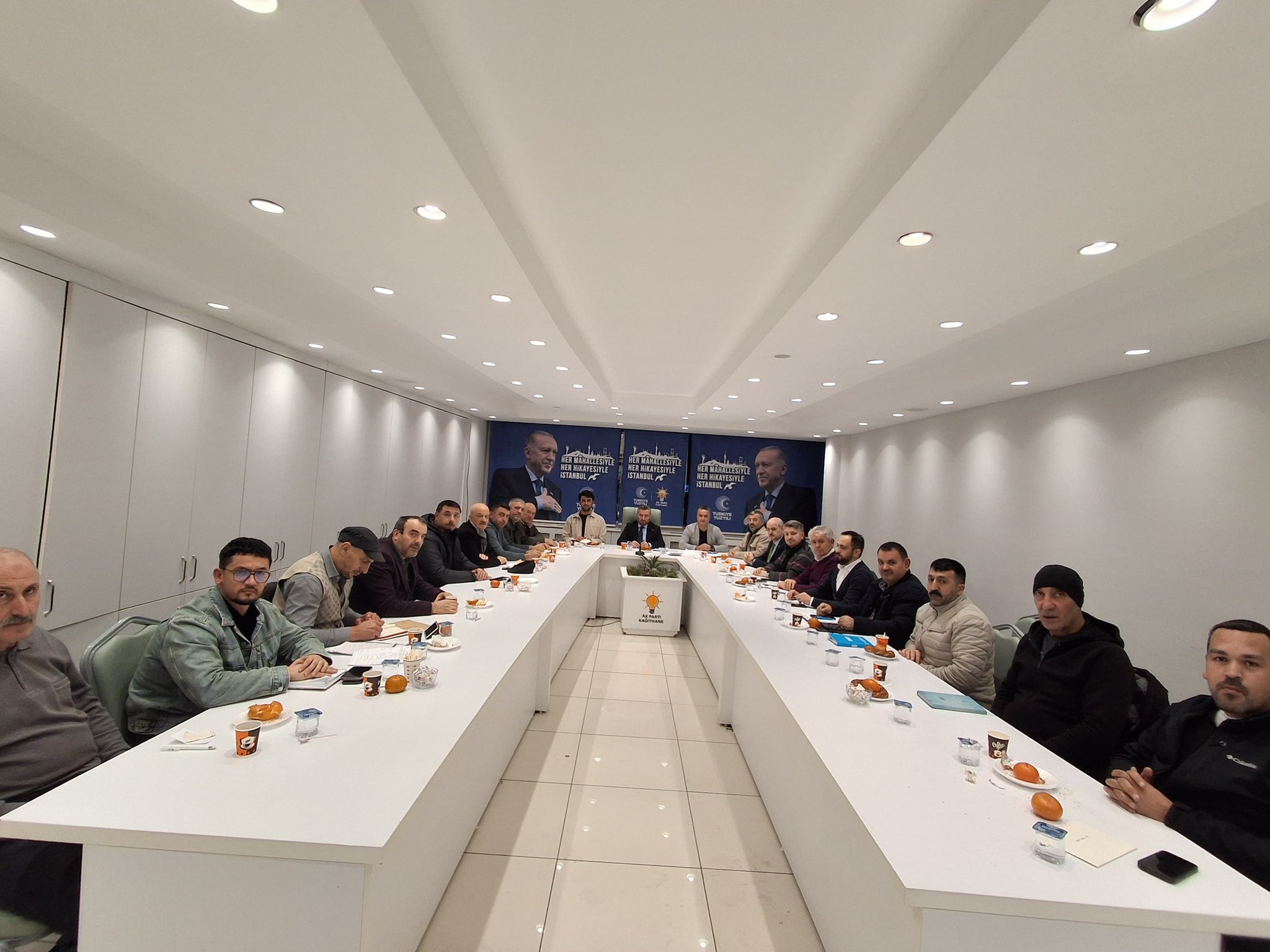 MAHALLE BAŞKANLARI TOPLANTISI YAPILDI