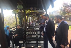 Hamidiye sosyal tesisinde komşularımızla sohbet 