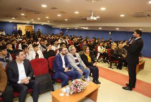 Gültepe Mesleki anadolu lisesinde prof dr orhan kural seminerine katildik