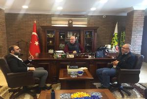 Is adamı ibrahim bülent kasapoglunu is yerinde Ziyaret ettiler 