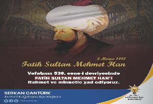FATIH SULTAN MEHMET HANI rahmetle anıyoruz 